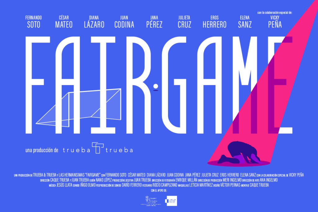 Cartel oficial del cortometraje 'Fairgame'
