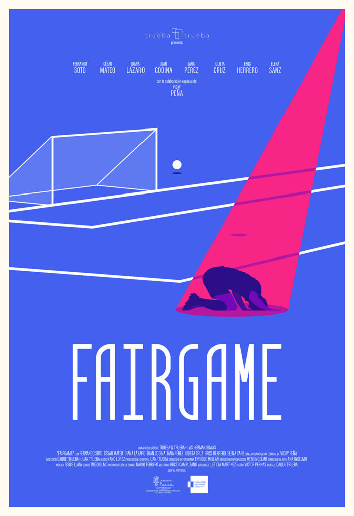 Cartel oficial del cortometraje 'Fairgame'