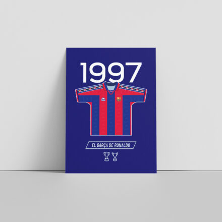 Lámina 'Iconic Jerseys' #9 | El Barça de Ronaldo
